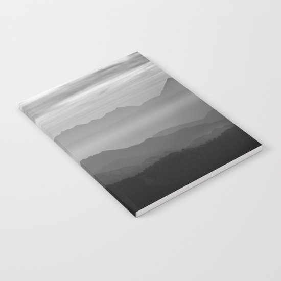 Misty mountains Notebook