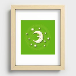 Dreaming Moon Recessed Framed Print