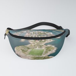 Norway Photography - Stunning View Over Norwegian Town By The Sea Fanny Pack