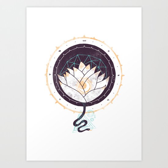 Lotus Art Print