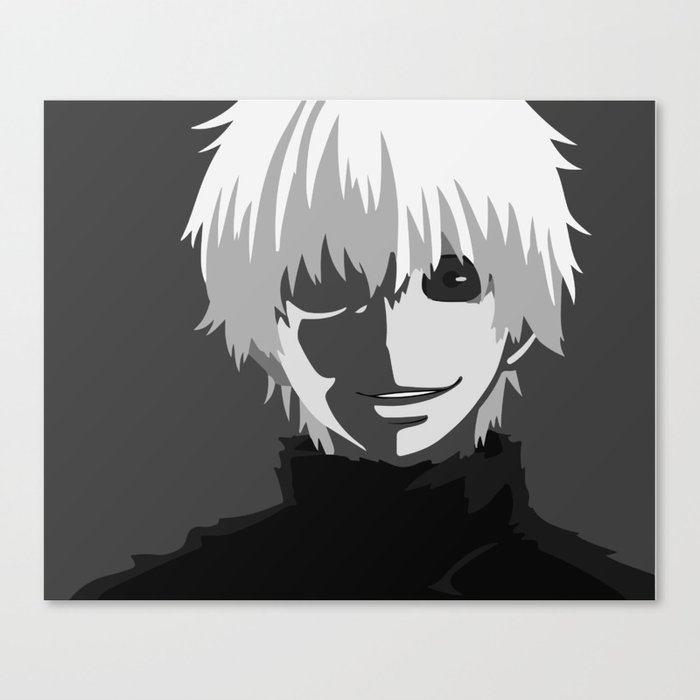 Kaneki Tokyo Ghoul Canvas Print By Milan M Society6 Kaneki Tokyo Ghoul Canvas Print By Milan M Society6