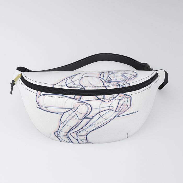 Thinker Drawing Fanny Pack