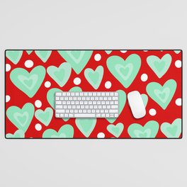  In The Mood For Love - Red and Green Desk Mat