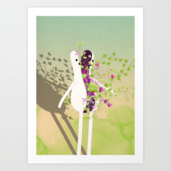 f i o r i t o - i m p r o v v i s a m e n t e Art Print