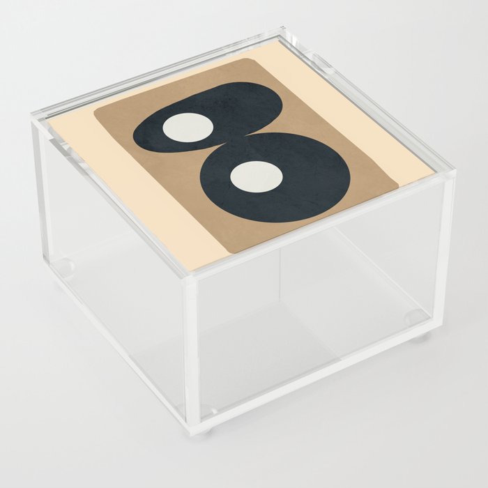 Mid-Century Abstract Balance 05 Acrylic Box