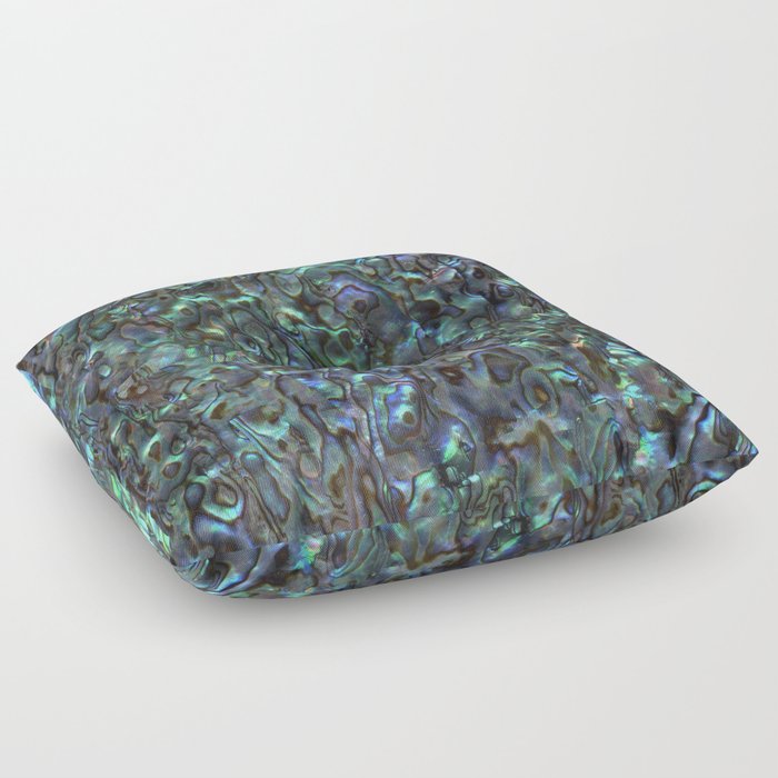 Abalone Shell | Paua Shell | Sea Shells | Patterns in Nature | Natural | Floor Pillow