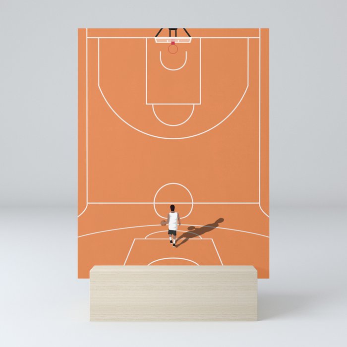 Basketball Fantasy  Mini Art Print