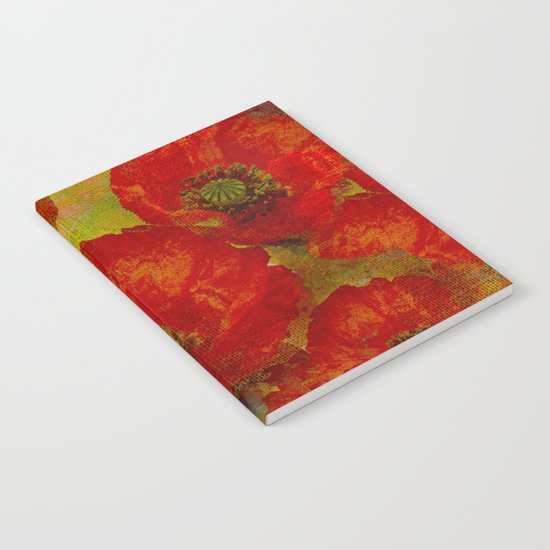 Poppies(red&orange). Notebook