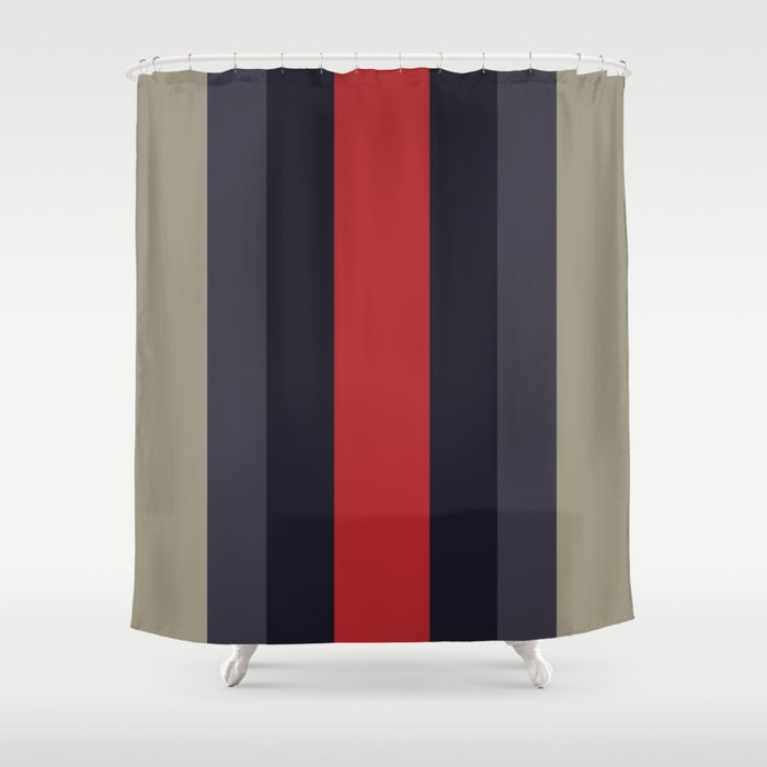 High Fashion Designer Style Stripes Shower Curtain By Pat71896