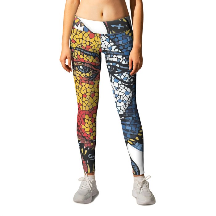 Celestial Mosaic Sun/Moon Leggings