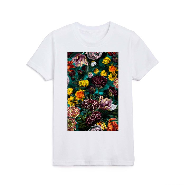 Botanical Multicolor Garden Kids T Shirt