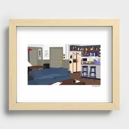 Jerry's apartment Recessed Framed Print