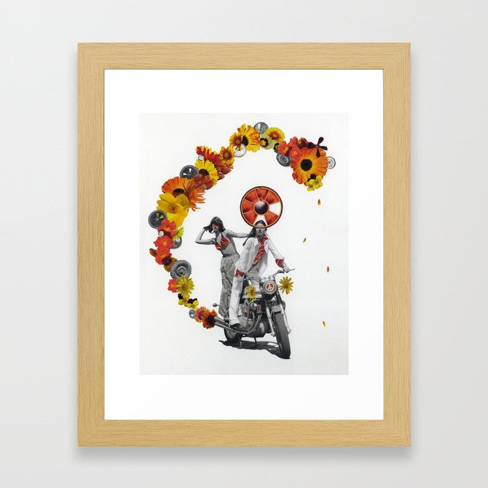 Flower Power Framed Art Print