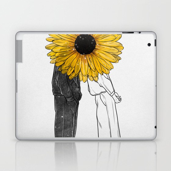 Sunflower love. Laptop & iPad Skin