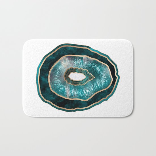 Agate - Turquoise Bath Mat