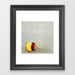 existential snail Framed Art Print