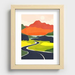 The Long way Home Recessed Framed Print