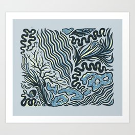OCEAN CRUST Art Print