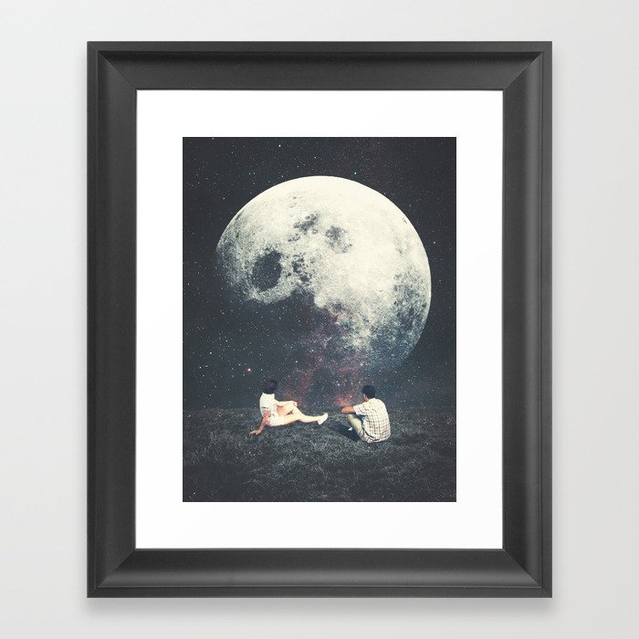 My Moon My Man My Love Framed Art Print