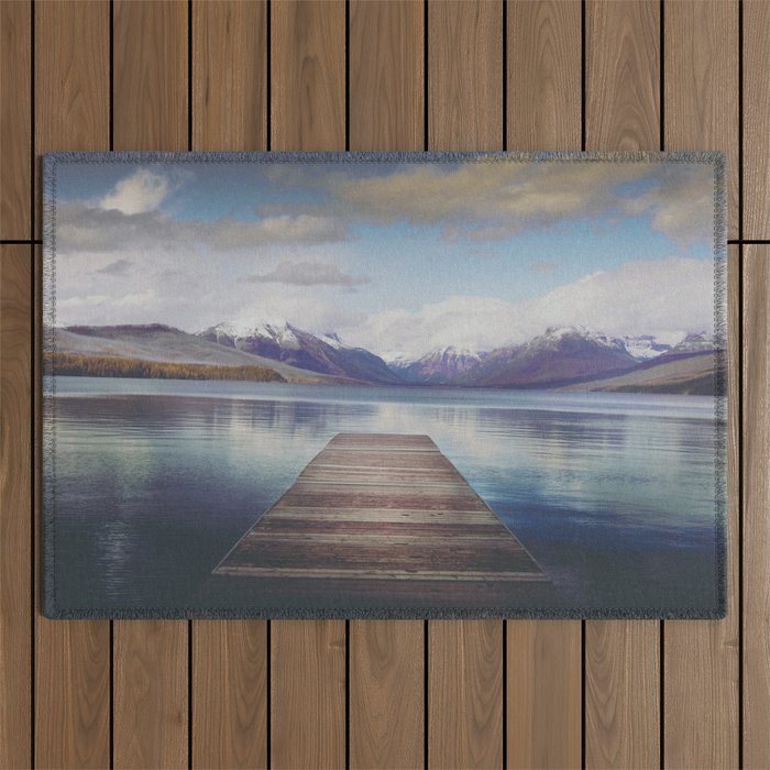 Lake McDonald Outdoor Rug