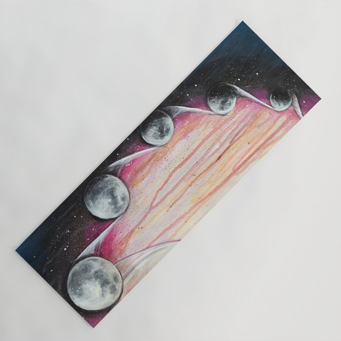Moon Phases Luna Lunar Pink Abstract Cycle Feminine Painting