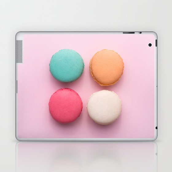 Pink French Macaroons Laptop & iPad Skin