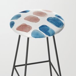 7  Minimalist Art 220419 Abstract Expressionism Watercolor Painting Valourine Design  Bar Stool