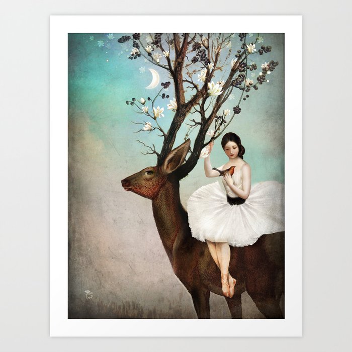Discover the motif THE WANDERING FOREST by Christian Schloe as a print at TOPPOSTER