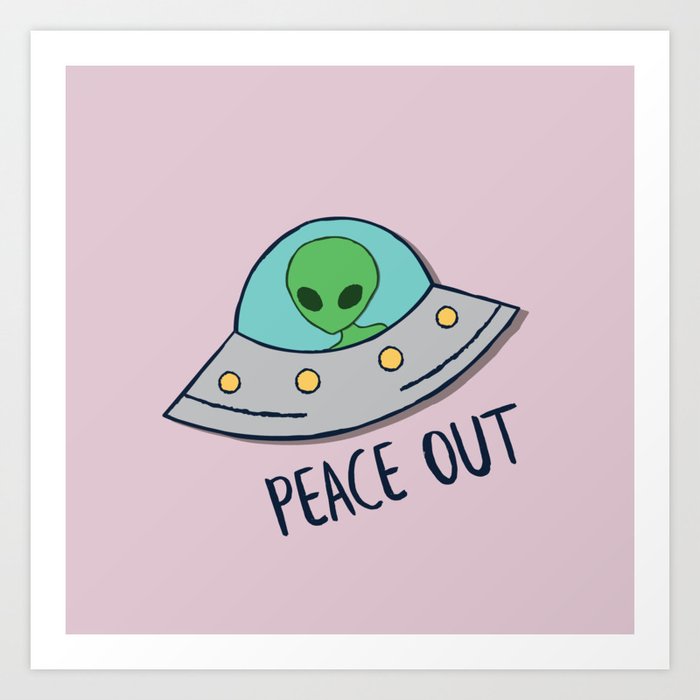 18x18 Funny Alien Extraterrestrial Believer Groovy UFO Alien Retro Vintage I Want to Believe Groovy Peace Space UFO Throw Pillow Multicolor 