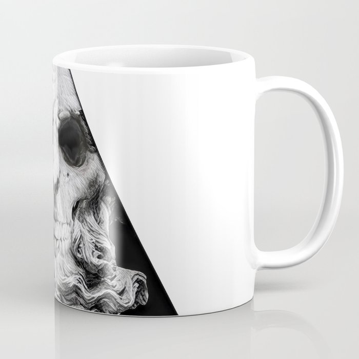 Poseidon skull illustration. Coffee Mug