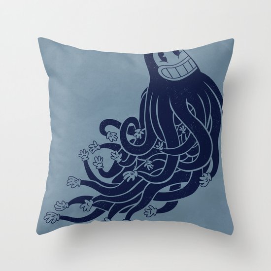 Octadecapus Throw Pillow