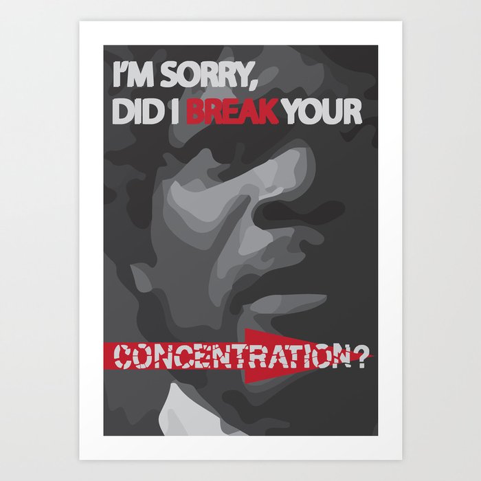 Pulp Fiction: Concentration Art Print