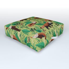Red Panda Outdoor Floor Cushion