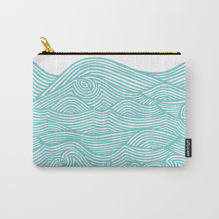 Waves Carry-All Pouch