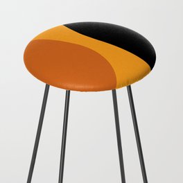 Modern Minimal Arch Abstract LXVI Counter Stool