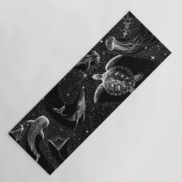 Cosmic Ocean (Black Version) Yoga Mat