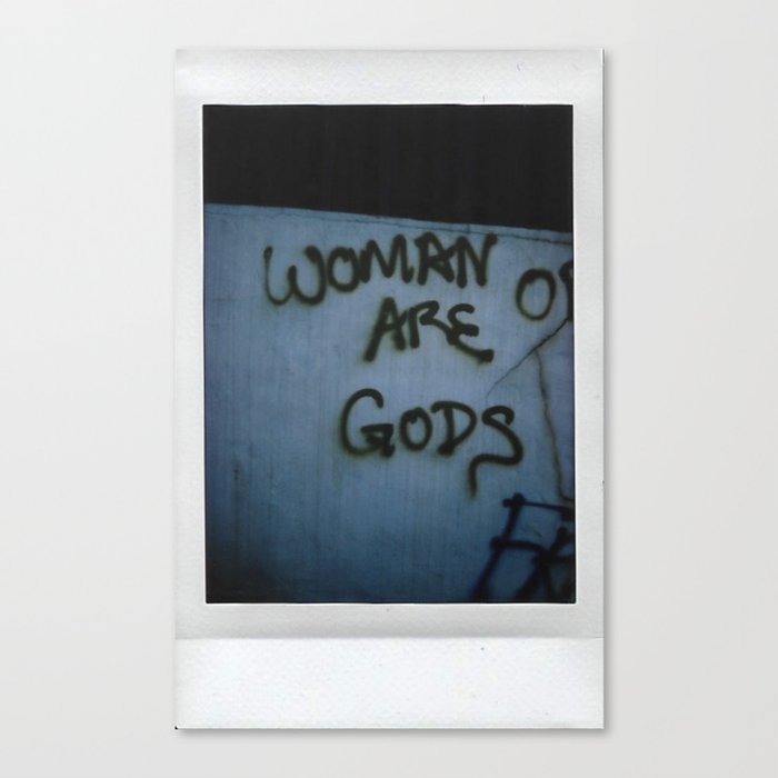 Woman are Gods Film Canvas Print