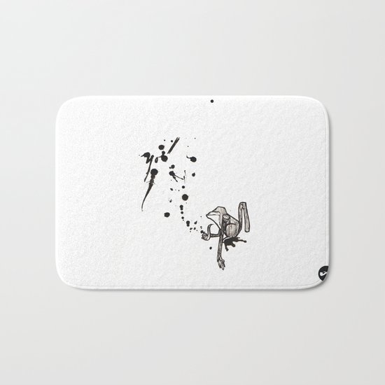 Pensive Primate. Bath Mat