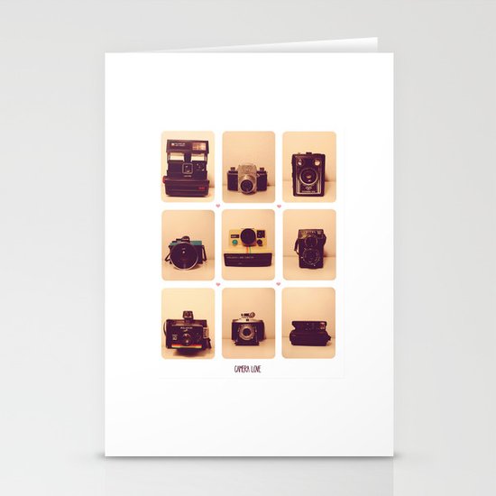 camera love Stationery Cards