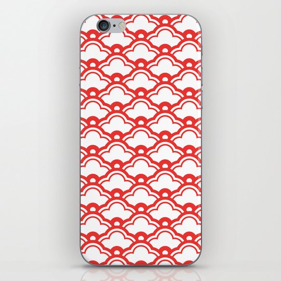 matsukata in poppy red iPhone Skin