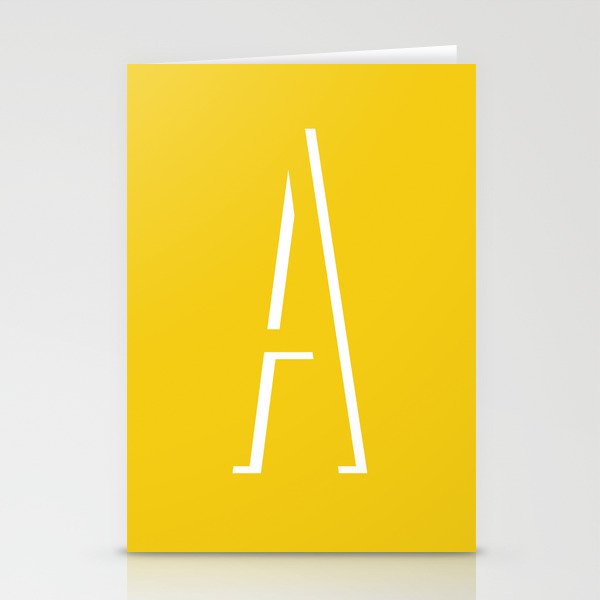 The Letter A Stationery Cards
