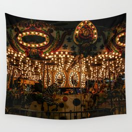 Carousel Ride Wall Tapestry