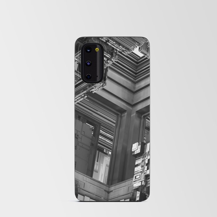 surreal futuristic abstract digital 3d fractal design art Android Card Case