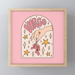 Virgo Lychee Framed Mini Art Print
