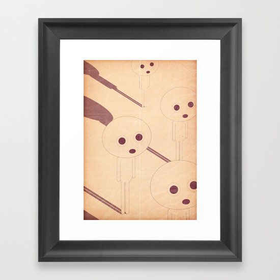 p e r p l e s s i Framed Art Print