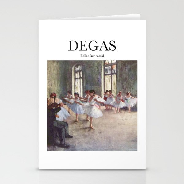 Degas - Ballet Rehearsal Stationery Cards