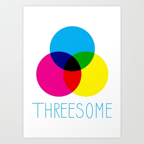 Threesome Art Print