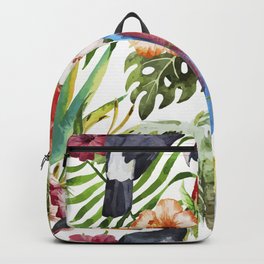 Parrot Pattern Backpack