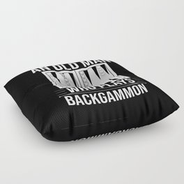 Backgammon Board Game Player Rules Floor Pillow