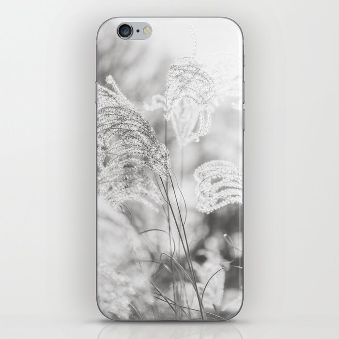 Winter Garden - Black & White Nature Photography iPhone Skin